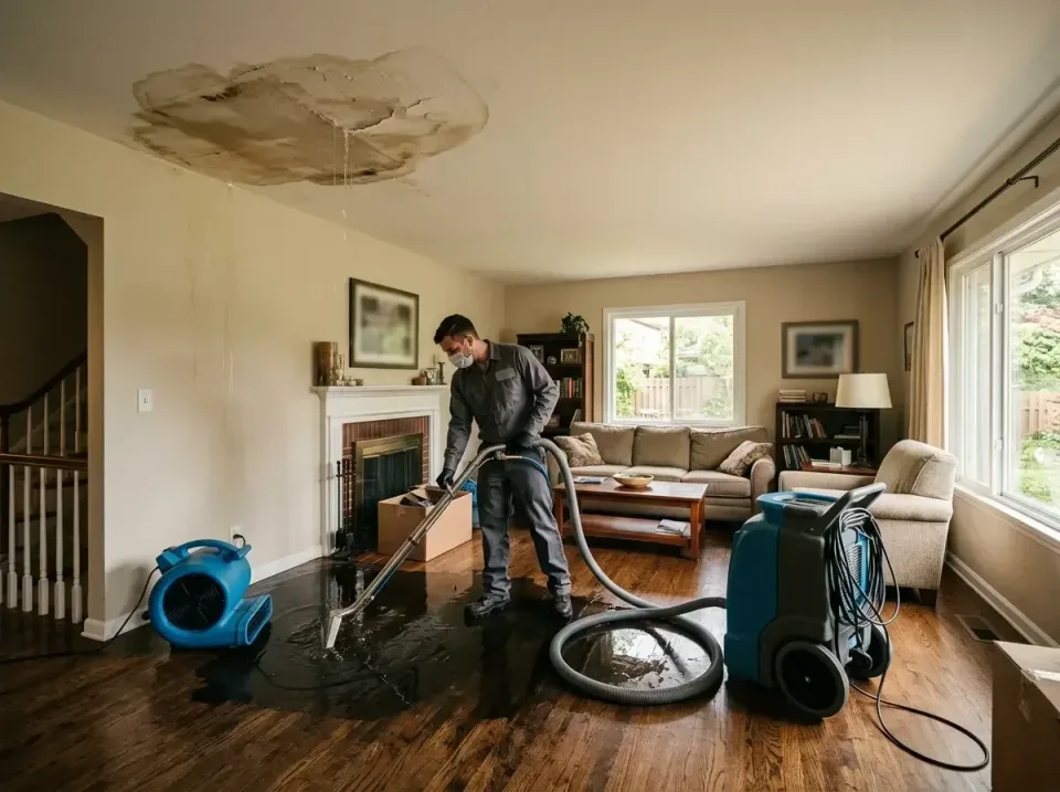 attic-pipe-burst-ceiling-drip-008 — frequently asked questions, Water Damage Restoration & Carpet Care in Fort Campbell Nort…